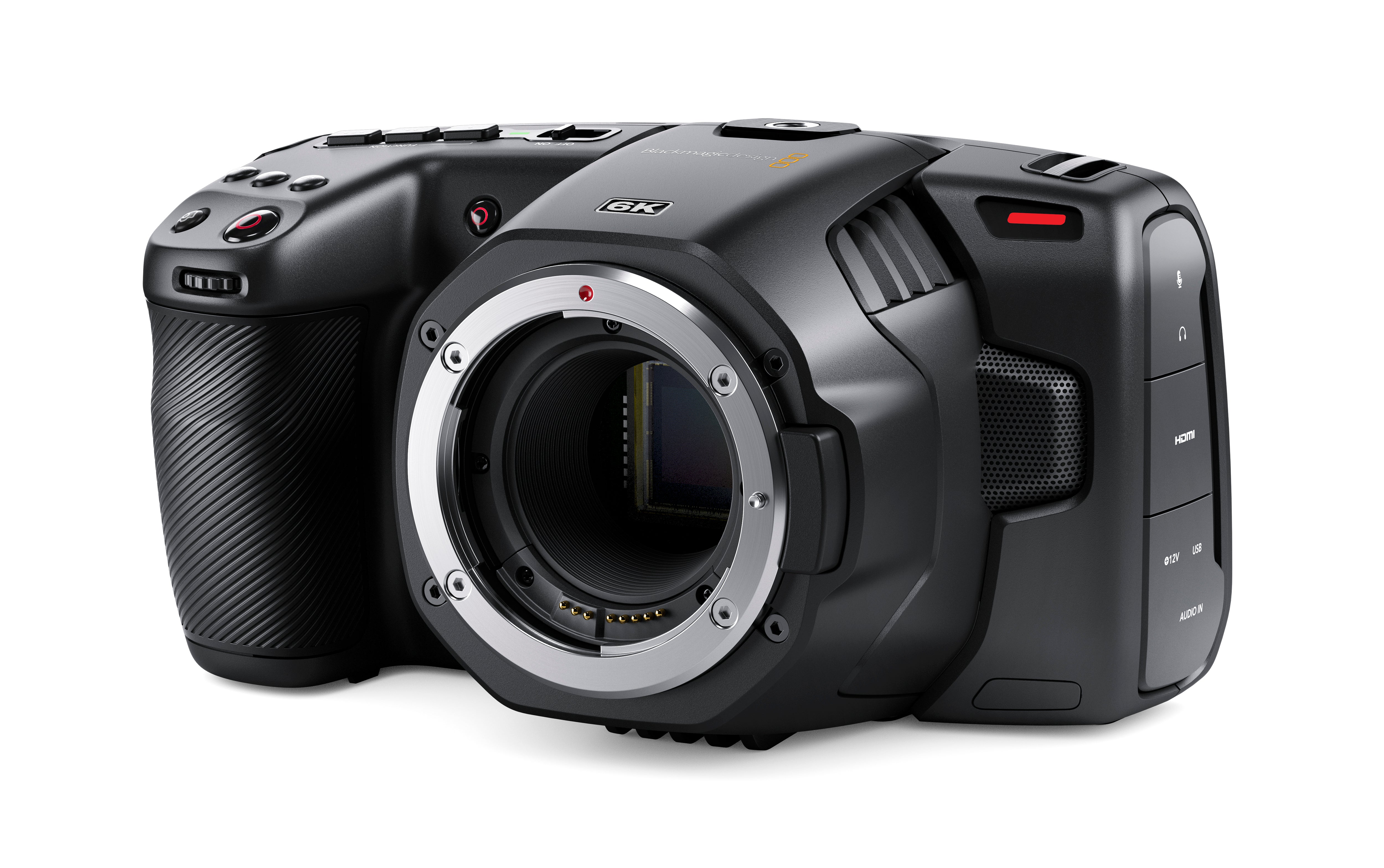 Blackmagic Design Pocket Cinema Camera 6K & Kondor Blue Half Cage Bundle