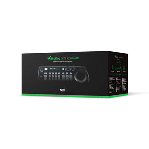 PTZ Keyboard controller for Birddog NDI Cameras Comms Compatible