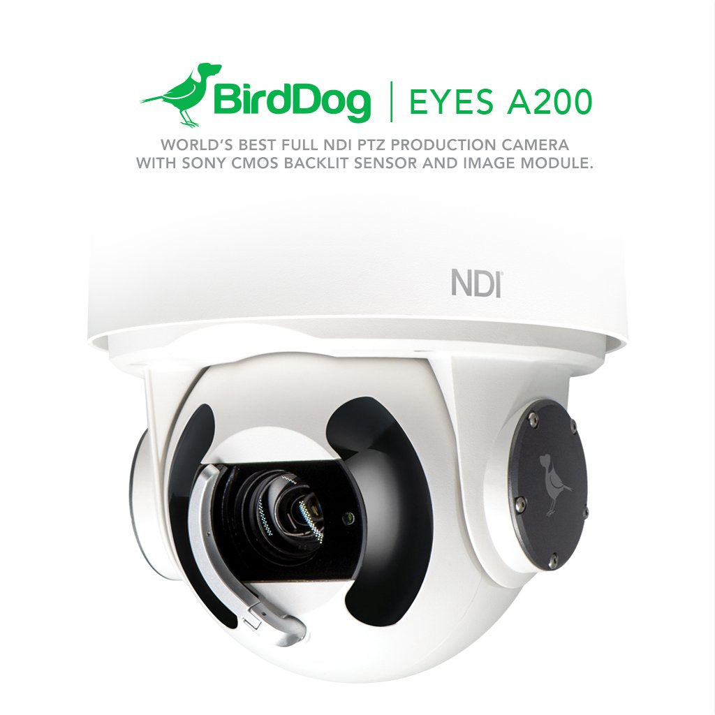 A200 IP67 Weatherproof 30x Full NDI PTZ Camera White