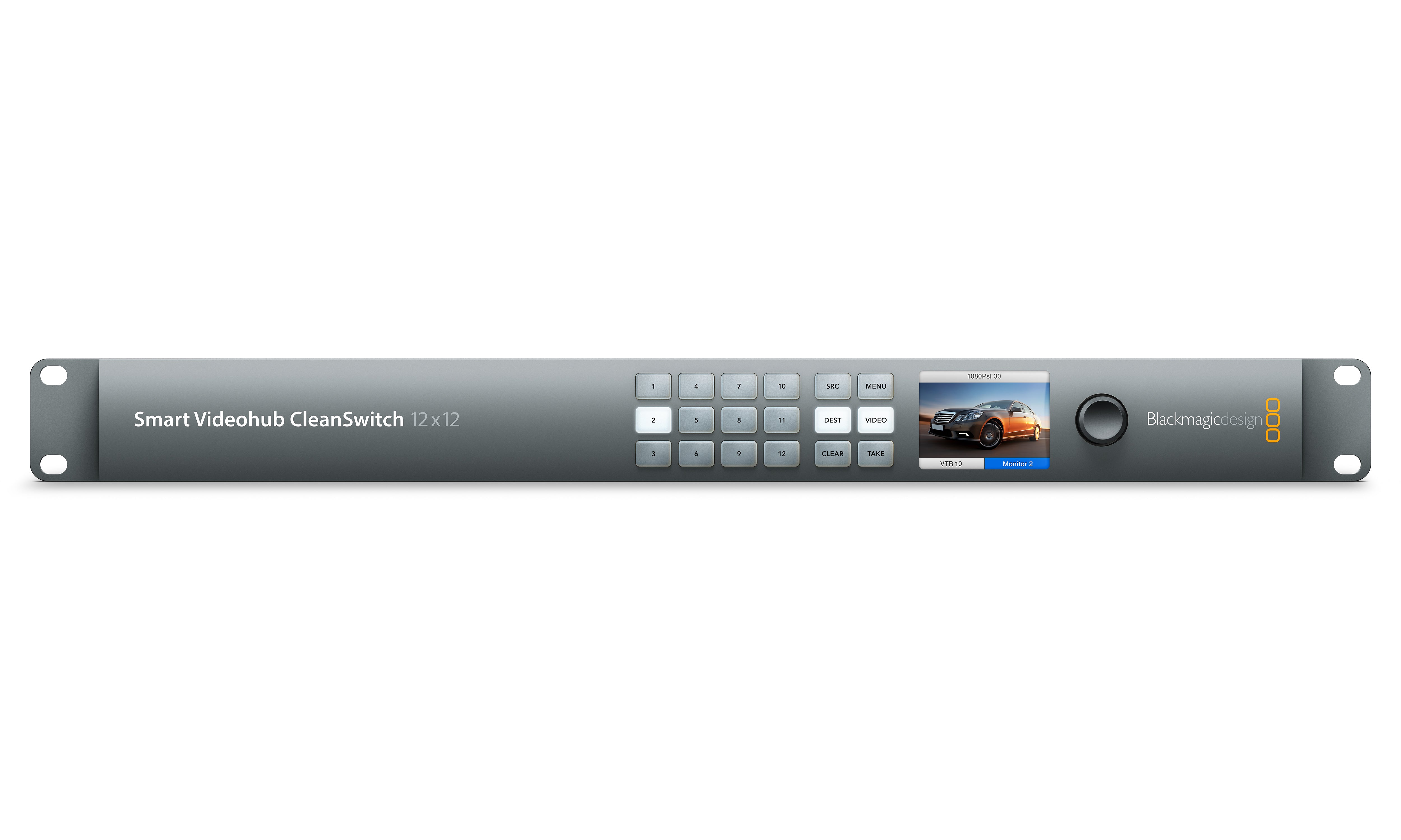 Blackmagic Design Smart Videohub CleanSwitch 12x12 (Front)