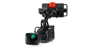 Blackmagic URSA Studio Viewfinder on camera