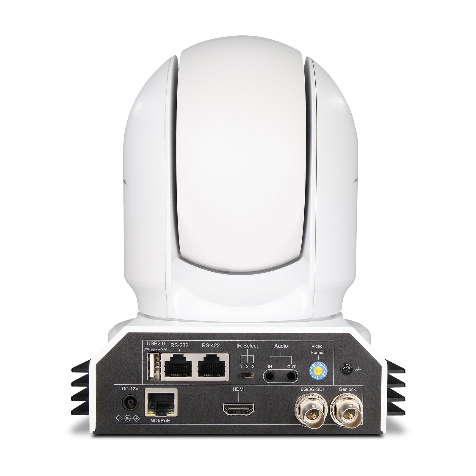 BDP400W 10-Bit 20x Full NDI 4K PTZ Camera (White)