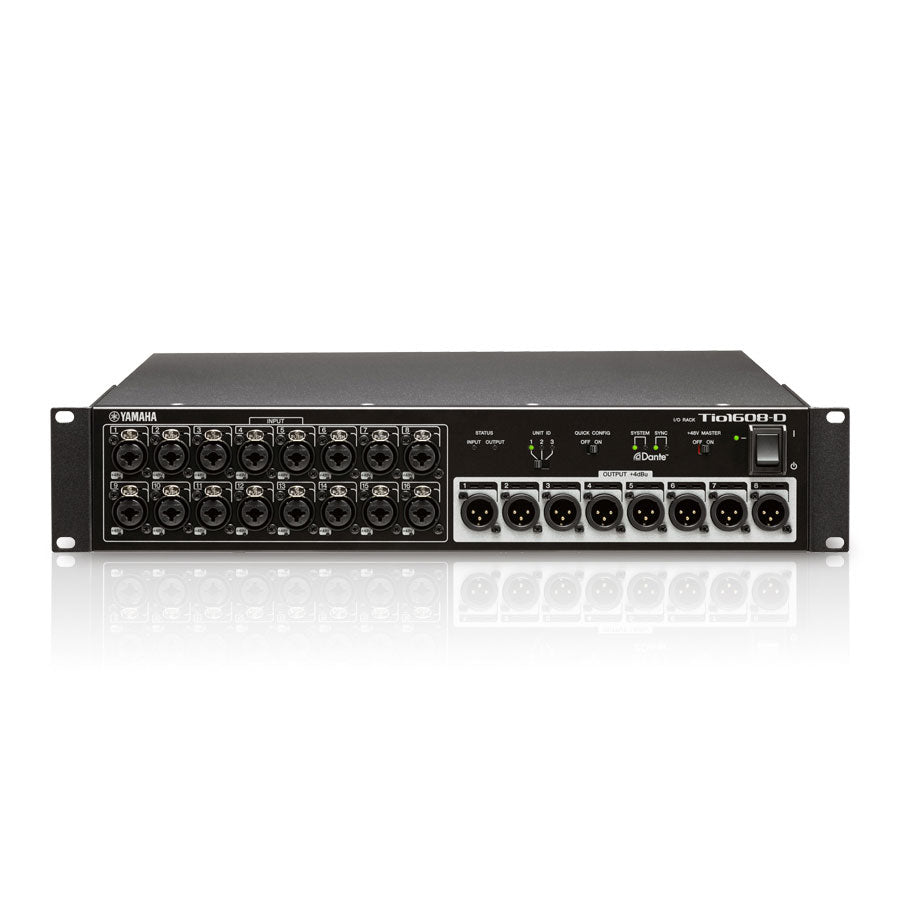 Yamaha Tio1608-D 16 Input, 8 Output Dante Stage Box