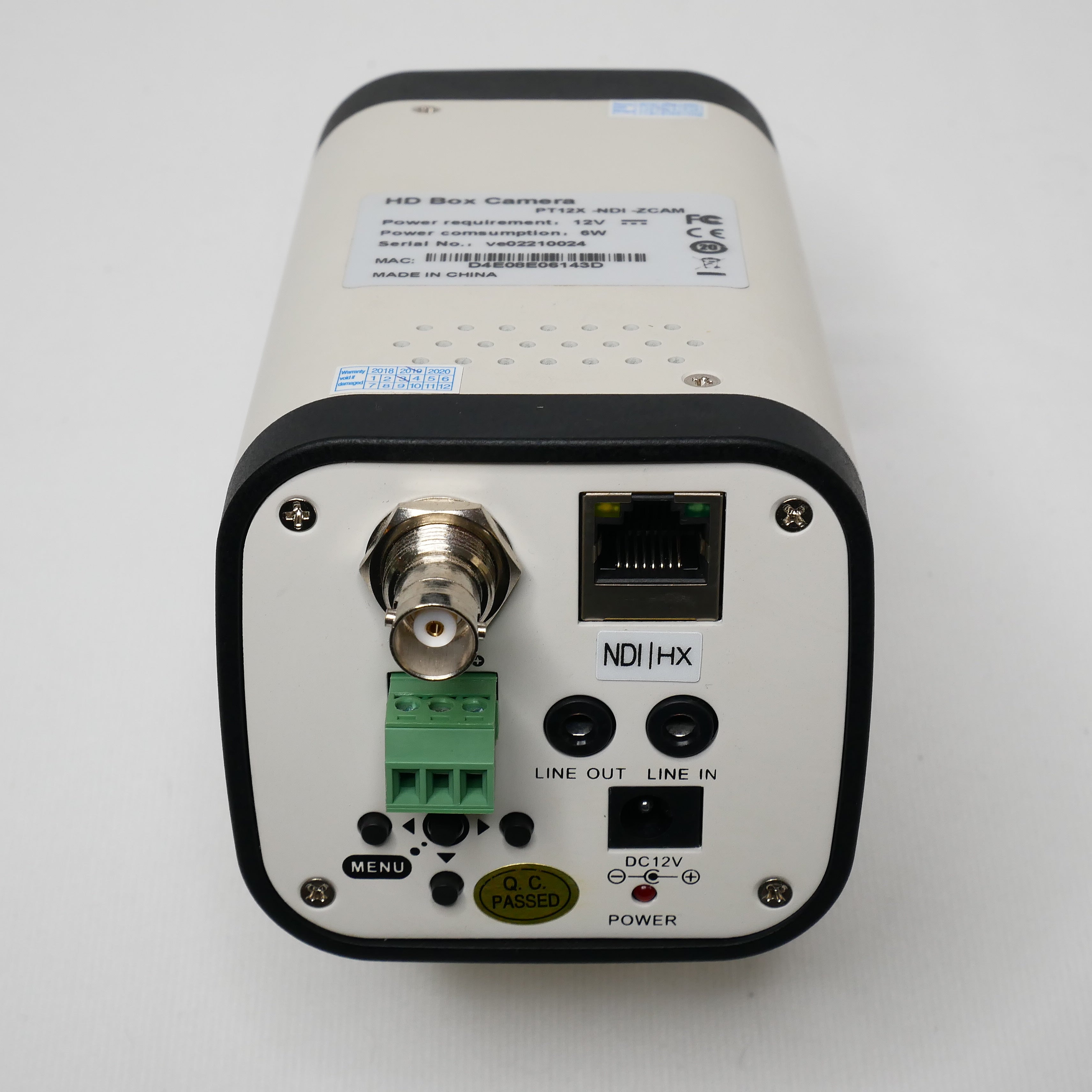 USED PTZ Optics NDI SDI z cam 12x