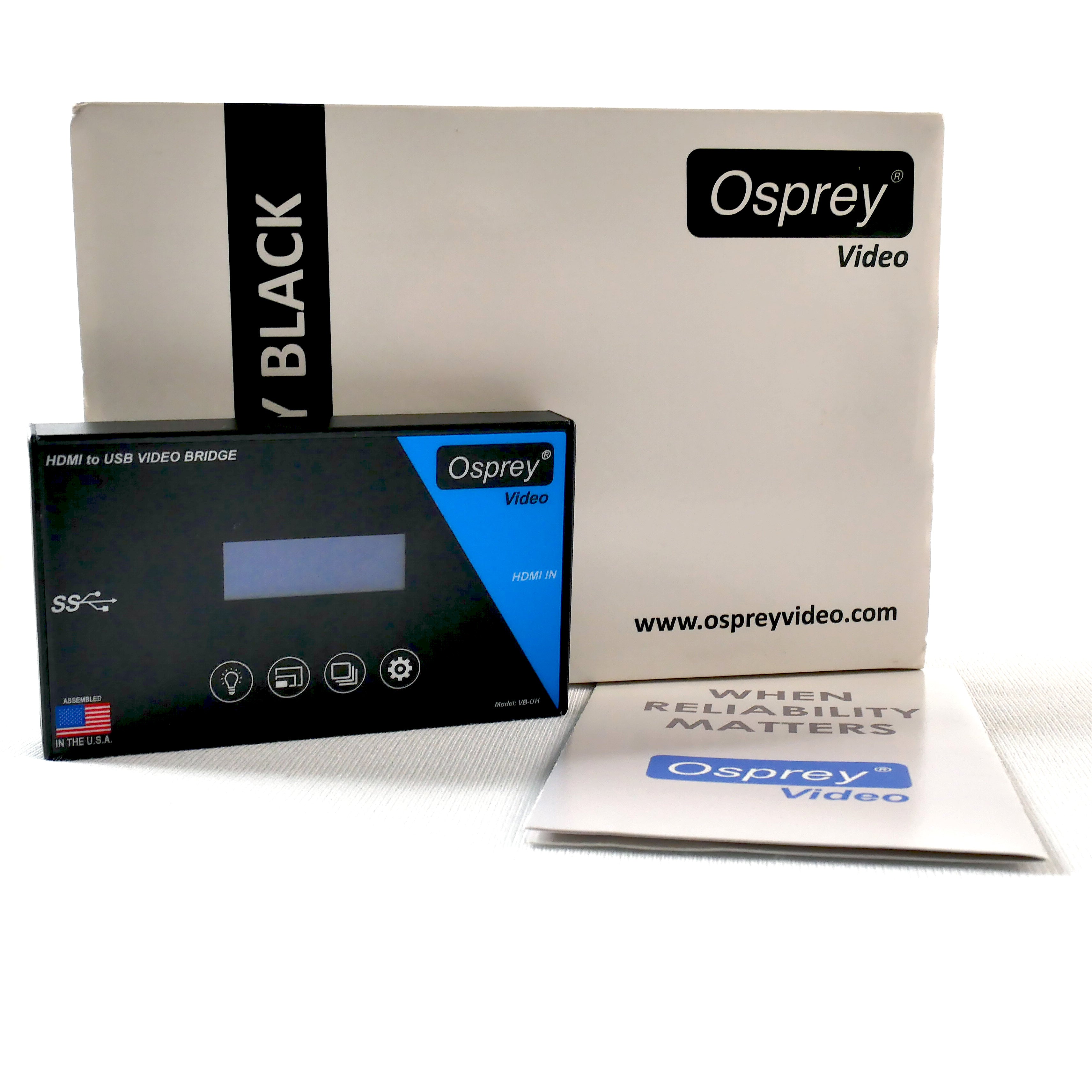 LAST ONE! USED Osprey Video VB-UH HDMI to USB 3.0 Video Capture Device