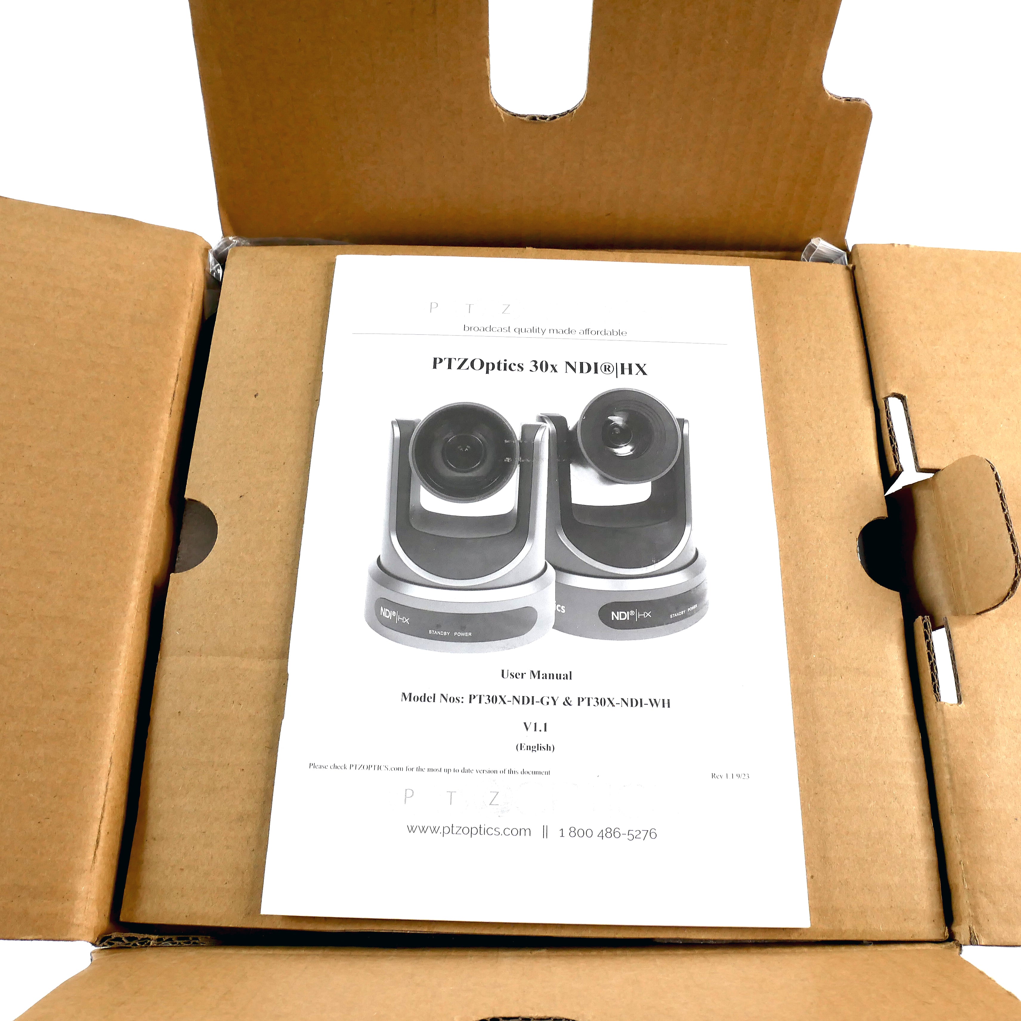 LAST ONE! OPEN BOX PTZOptics PT30x NDI (White)