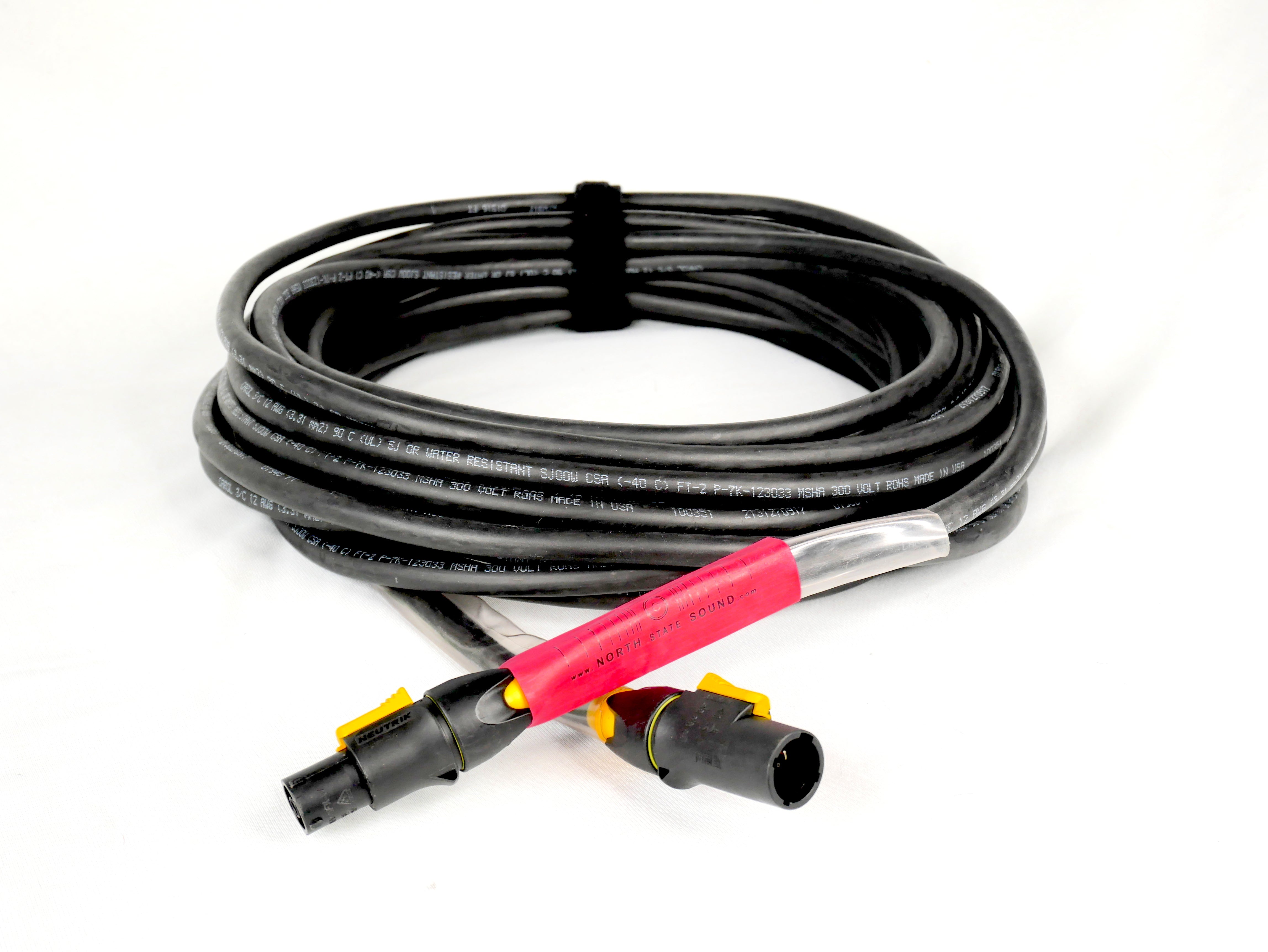 12/3 SJ powerCON TRUE1 Extension Cable