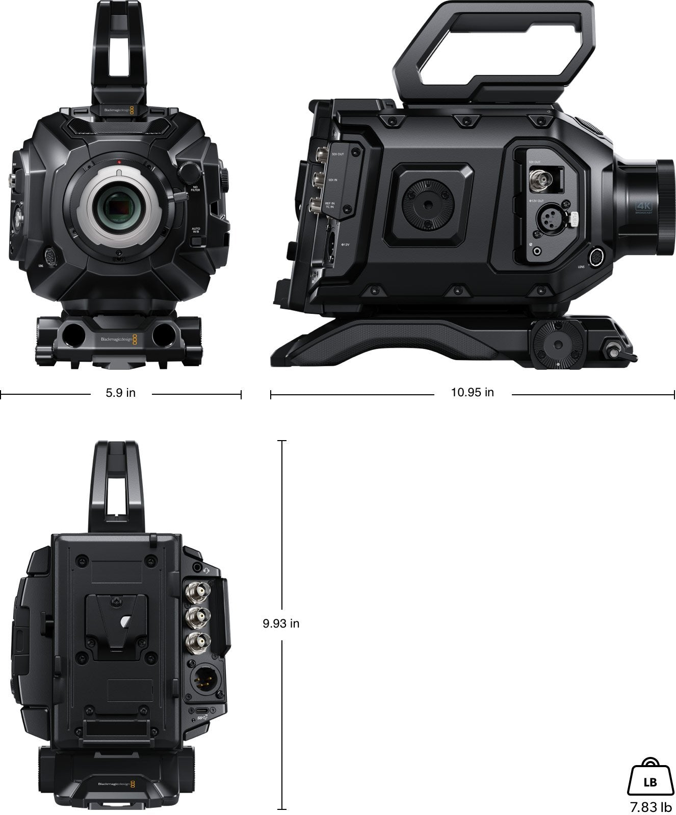 IN STOCK! SHIPS SAME DAY! Blackmagic Design URSA Broadcast G2 w/ Fujinon LA16x8BRM-XB1A Kit